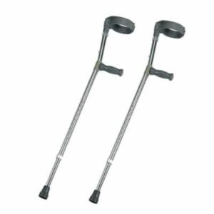 Aluminum elbow crutch