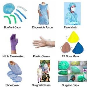 Medical Disposable Products set